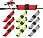 Nine lure wraps set in tri-color mix